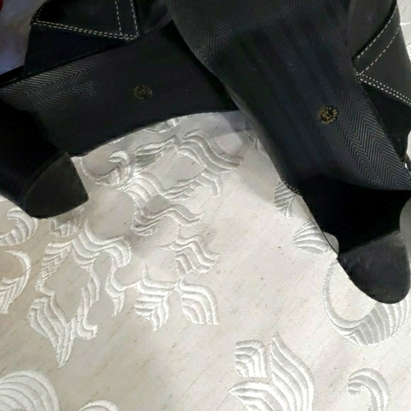 St John's Bay black leather womens mule size 10M - Picture 4 of 9